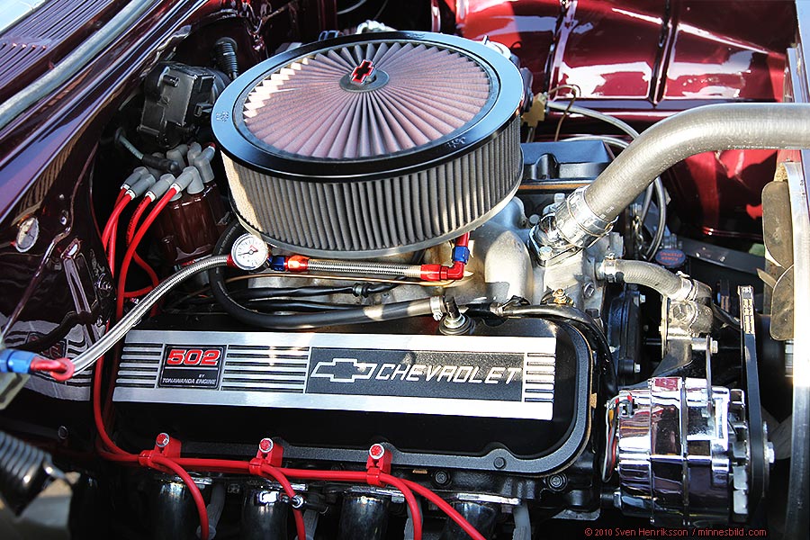 Chevroletmotor 502. Motortrff i Lddekpinge. Foto: Sven Henriksson, minnesbild.com