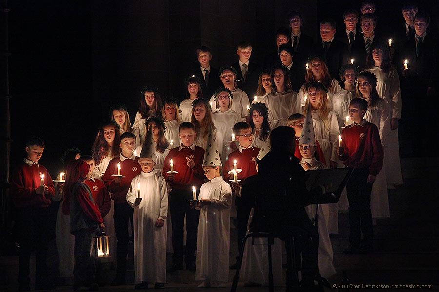 Luciakonsert i Lunds domkyrka 2010 minnesbild.com